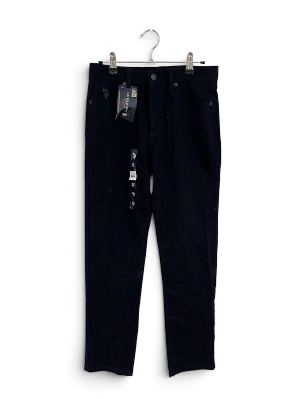 U.S. Polo Assn. Black Kids' Straight Dress Pants